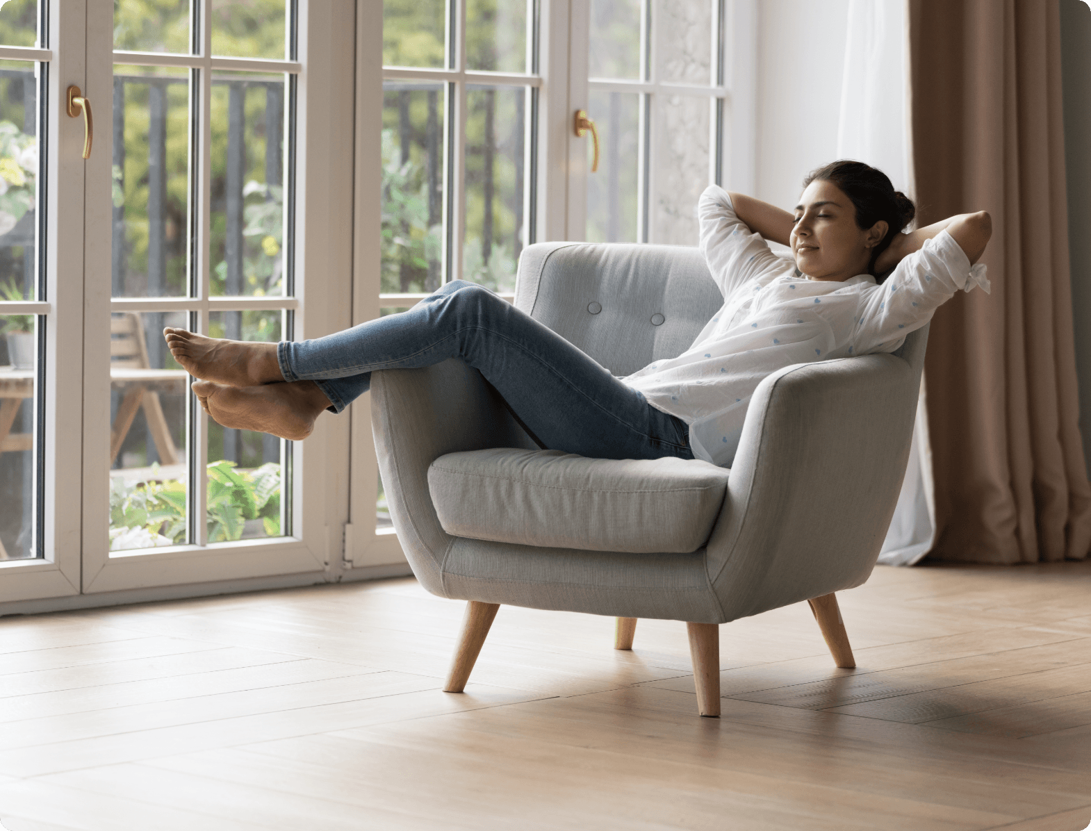 Image d'une personne se relaxant