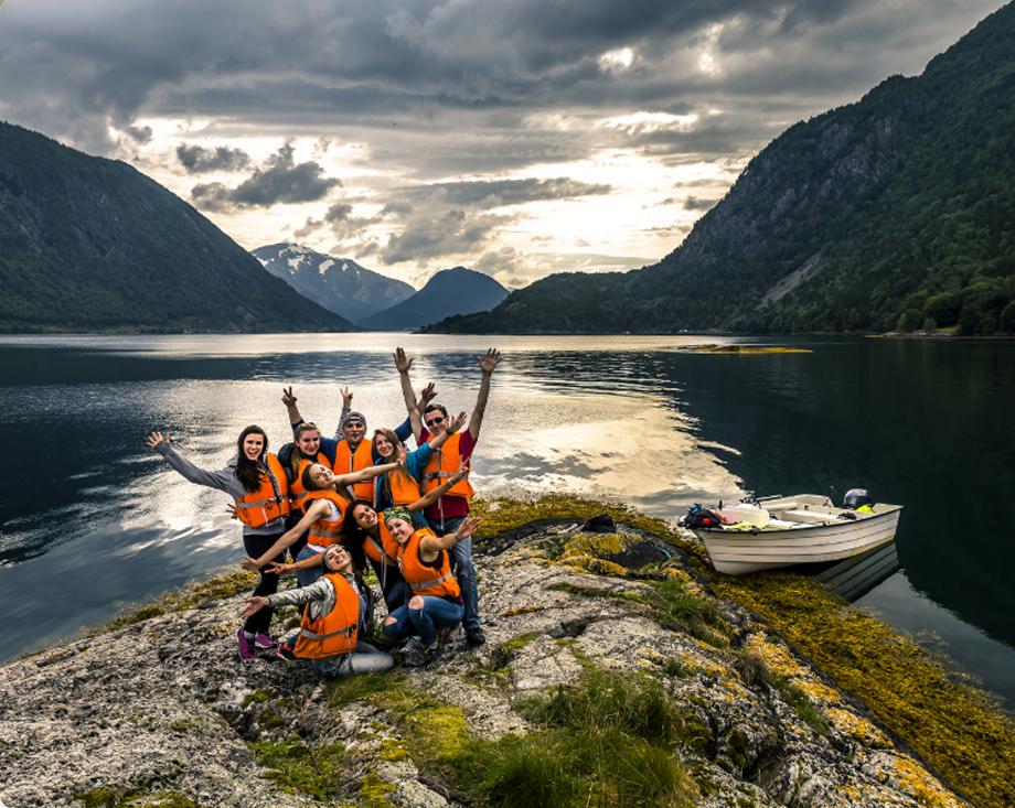 Image d'une équipe prise en photo